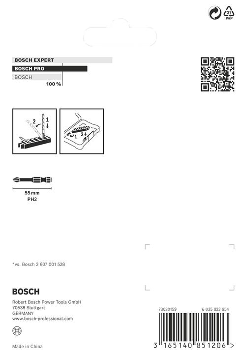 Produktbild Bosch Professional Zubehör PRO Phillips Impact Bit (Kreuz Phillips PH)