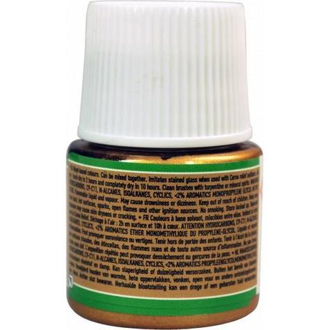 Thumbnail - Pebeo, Künstlerfarbe + Bastelfarbe, Vitrail Transparentfarben (Gold, 45 ml)
