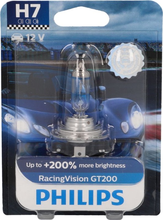 Image du produit Philips Lampe de phare halogène H7 Racing GT200 (H7)