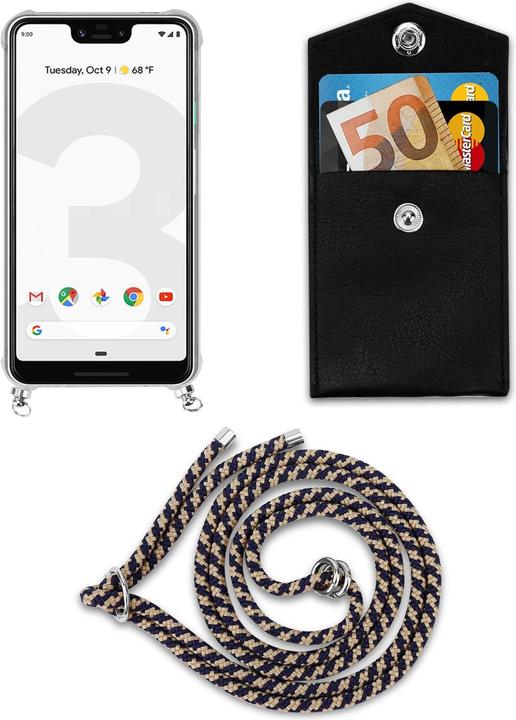Produktbild Cadorabo TPU Handy Kette SILBER Cover