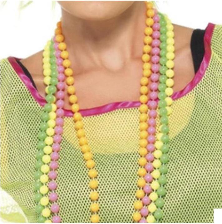 Produktbild Smiffys Perlenkette: Neon
