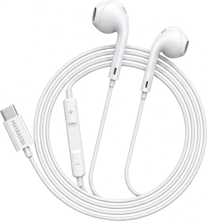 Produktbild Mayaxess USB-C Kopfhörer iPhone 16 Plus Kabel (Kabelgebunden)