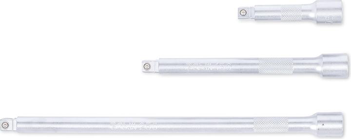 Actual product image BGS "Wobble" Extension Bar Set 10 mm (3/8") 75 / 150 / 250 mm 3 pcs. (3/8")