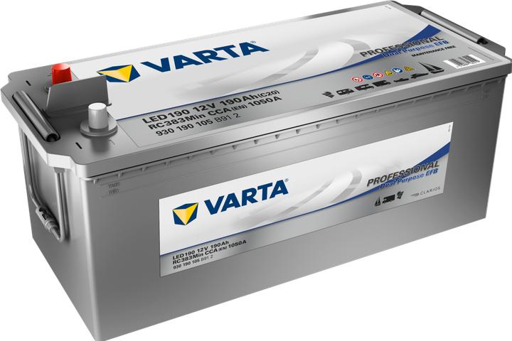 Image du produit Varta LED190 Professional DP EFB 190AH Batterie (12 V, 190 Ah)