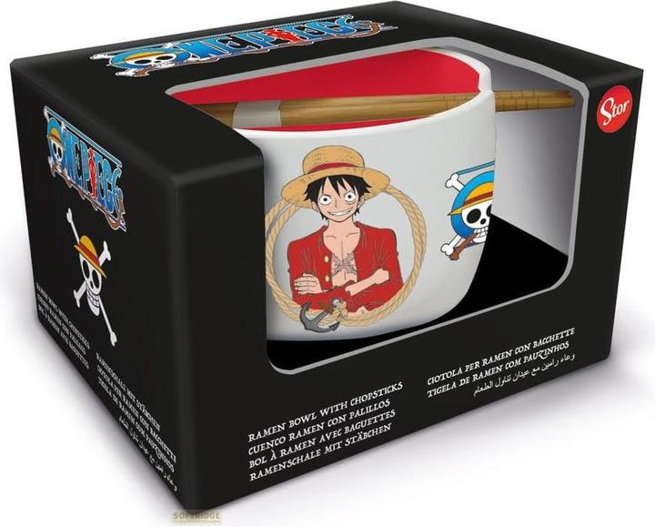Stor Ciotola Ramen One Piece con bacchette Classico (0.50 l)