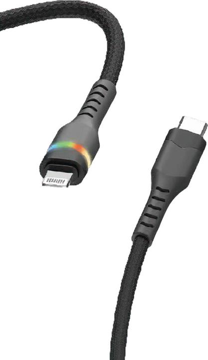 Peter Jäckel 1m power cable Charge & Sync 27 W Type-C/ Lightning Black (1 m, USB 2.0, 27 W)