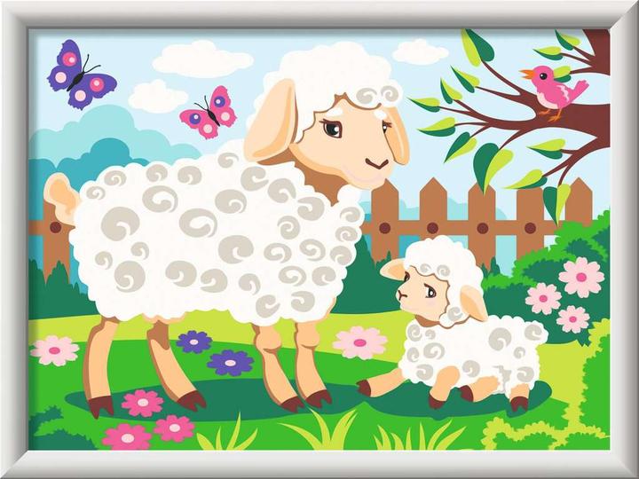 Image du produit Ravensburger Peinture par numéros - Mouton avec agneau