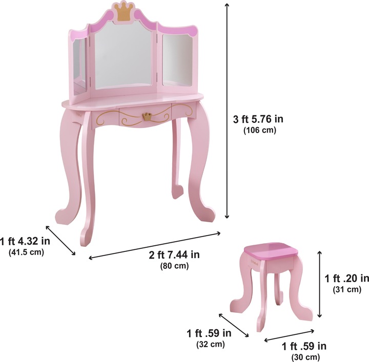Produktbild KidKraft Prinzessinnenfrisiertisch (Kindersofa)