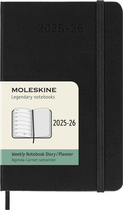 Moleskine Agende scolastiche Hard Cover Weekly Notebook (9 x 14 cm, Inglese)
