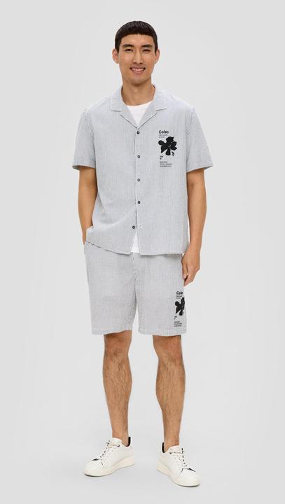 Immagine prodotto S.Oliver Hemd Kurzarmhemd aus Baumwollmix (XL)