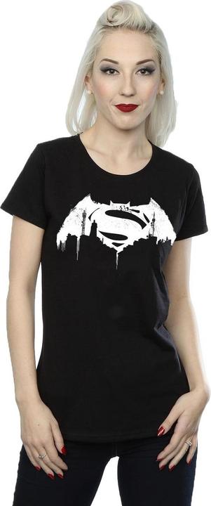Produktbild Batman v Superman Beaten Logo Baumwolle TShirt (S)