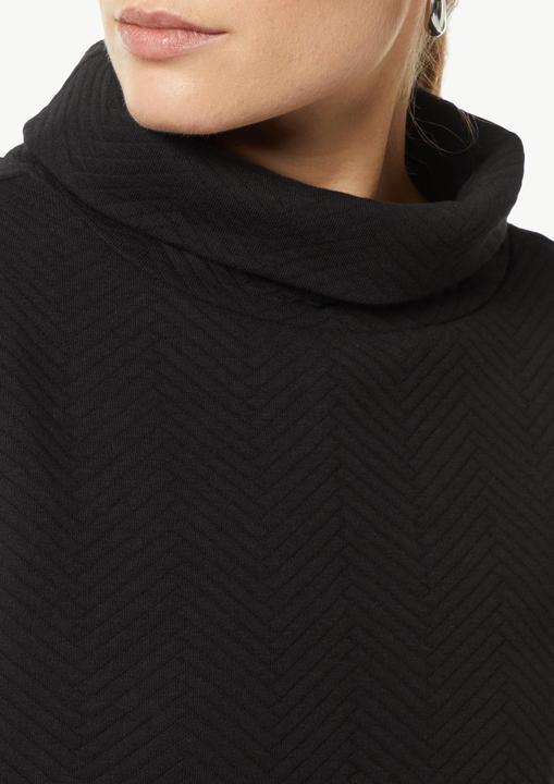 Produktbild Comma Sweatshirt Sweatshirt mit Rollkragen und Strukturmuster (32, 36)