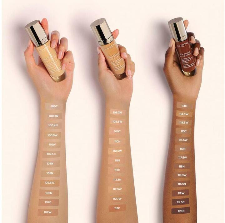 Actual product image Clarins Skin Illusion Full Coverage Foundation 30ml 110n (110N)
