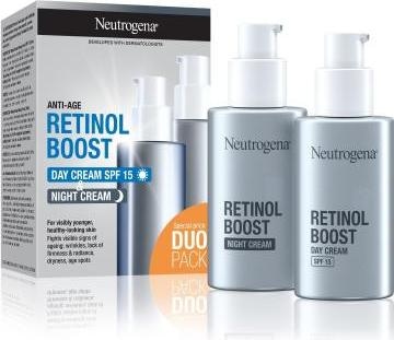 Neutrogena Retinol Boost Duo Pack (50 ml, Tagescreme, SPF 15)