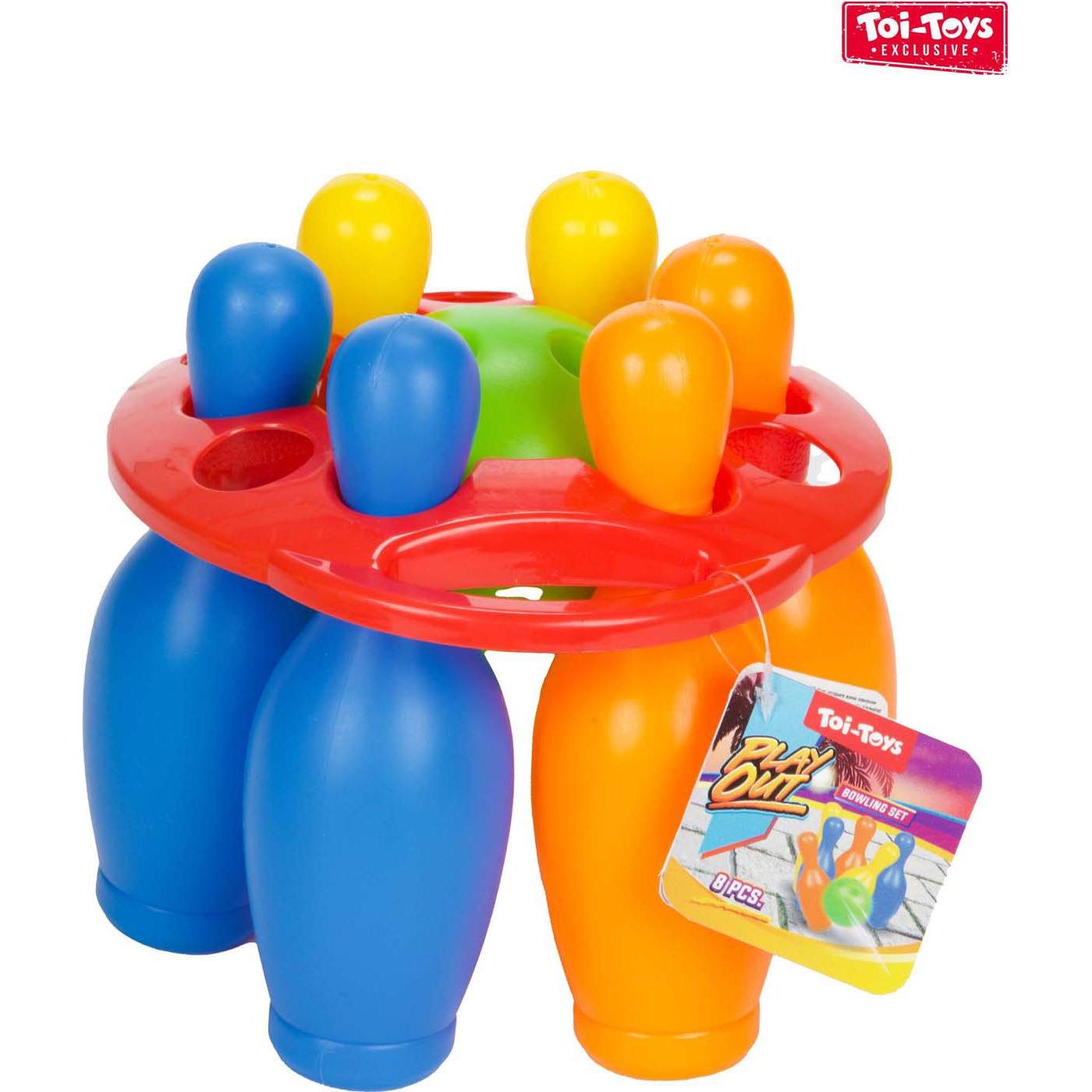 Toi-Toys Bowling-Set Bunt, 7-tlg. (62886614)