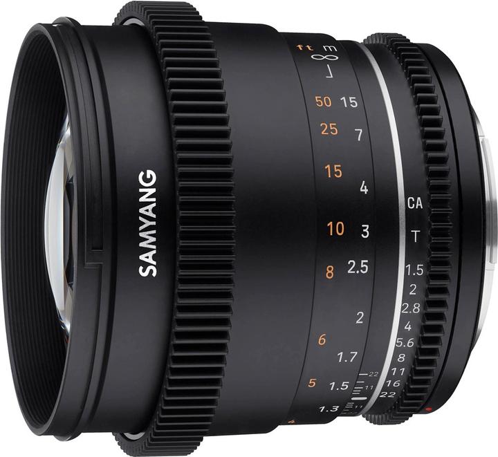 Image du produit Samyang MF 85mm T1,5 VDSLR MK2 Sony E (Sony E, APS-C / DX, Micro Four Thirds, Plein format)