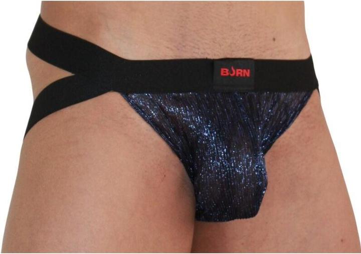 Actual product image Burn 006 JOCK SHINY BLUE / BLACK S (S)