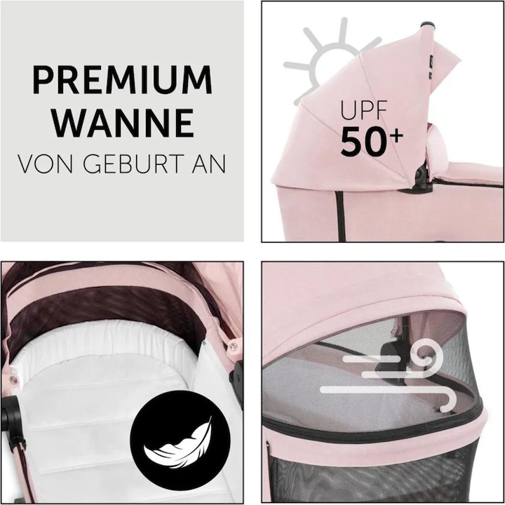 Immagine prodotto Hauck Kinderwagen 3 in 1 4in1 Kinderwagen-Set Vision X Trio Set - inkl. i-Size