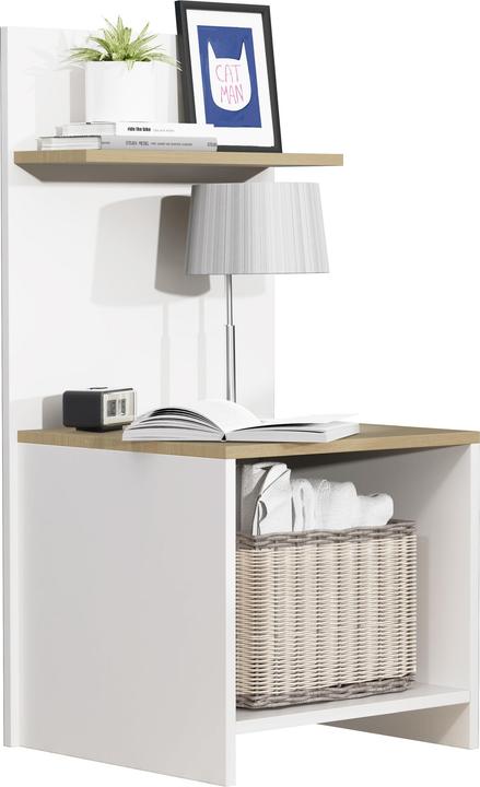 Produktbild VCM Hoher Nachttisch Nachtschrank Malisa