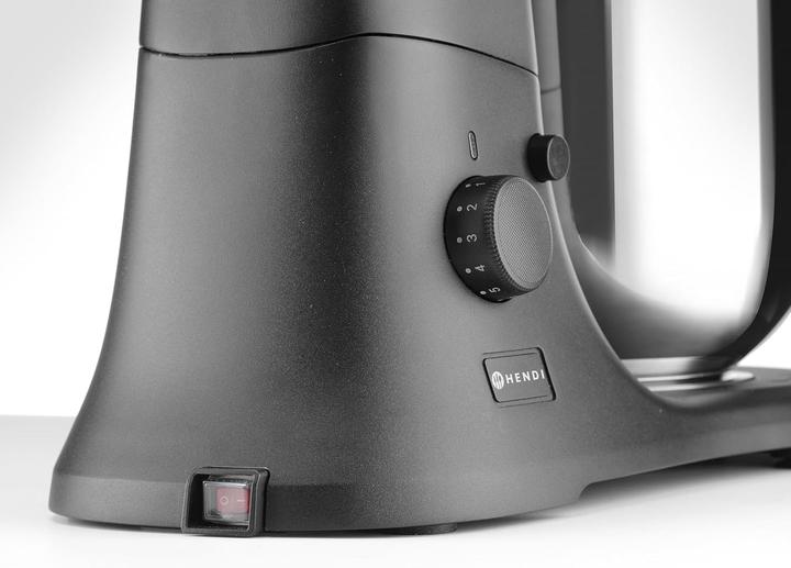 Productafbeelding Hendi Planetenrührer Blackbolt PRO,, 7L, Schwarz, 220-240V/800W, 470x263x(H)413mm (800 W, 7 l)