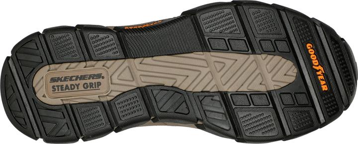 Actual product image Skechers Men's slip-on shoes Sporty rubber sole brown (42.5)