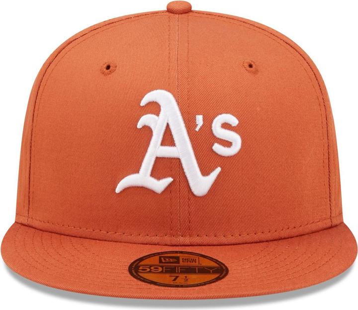 Image du produit New Era 59Fifty Fitted Cap - Oakland Athletics rust orange (7)