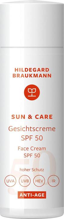 Image du produit Hildegard Braukmann sun & care Crème anti-âge pour le visage SPF 50 (Crème solaire visage, SPF 50, 50 ml)