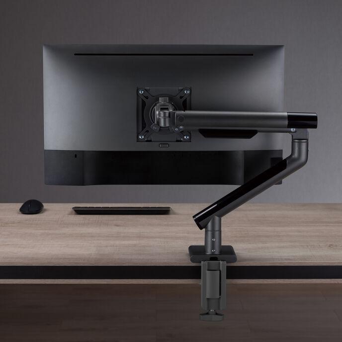 Thumbnail - Alterzone Arm One USB Aluminium Monitorarm, 2 x 3.0 USB-Anschlüsse, Space Gray (32"), Monitor Halterung, Grau