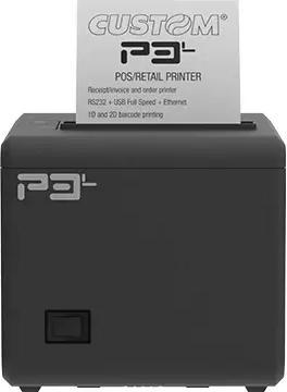 Actual product image Custom PRINTER P3L 58/80MM ETH USB (Ethernet, RS-232, USB)