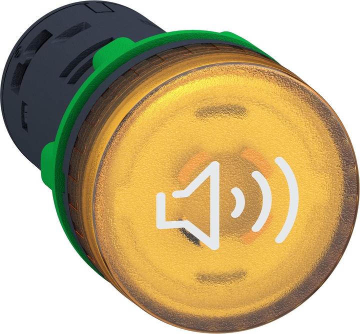 Actual product image Schneider Electric Illuminated yellow buzzer 110/120V AC/DC