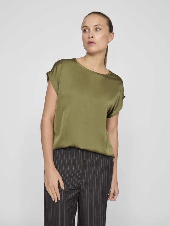 Actual product image Vila Round neckline top with short sleeves (44)