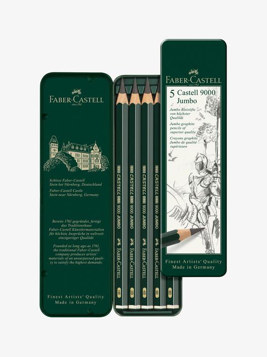 Immagine prodotto Faber-Castell Matita Castell 9000 (5.30 mm, HB, 10 x)