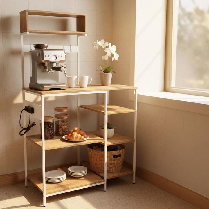 Actual product image Relaxdays kitchen rack (82 x 40 x 151 cm)