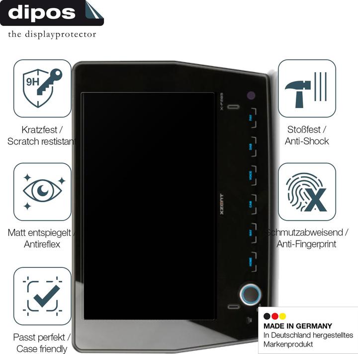 Actual product image Dipos Anti-Shock Screen Protector Matte