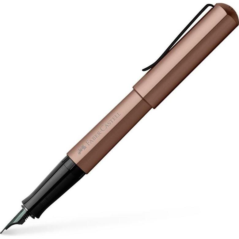 Faber-Castell, Schreibstifte, Füllfeder Hexo bronze M (Bronze, 1 x)