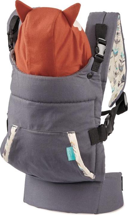 Infantino Marsupio ergonomico Cuddle Up con cappuccio (volpe)