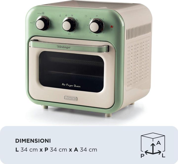 Actual product image Ariete Vintage Air Fryer Mini Oven