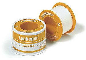 Immagine prodotto BSN Leukopor 2,5 cm x 5 m per il fissaggio delle bende, 1 pz. di gesso (1 x)