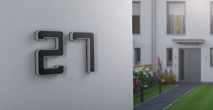 Actual product image Paulmann Solar house number (20 lm, IP44)