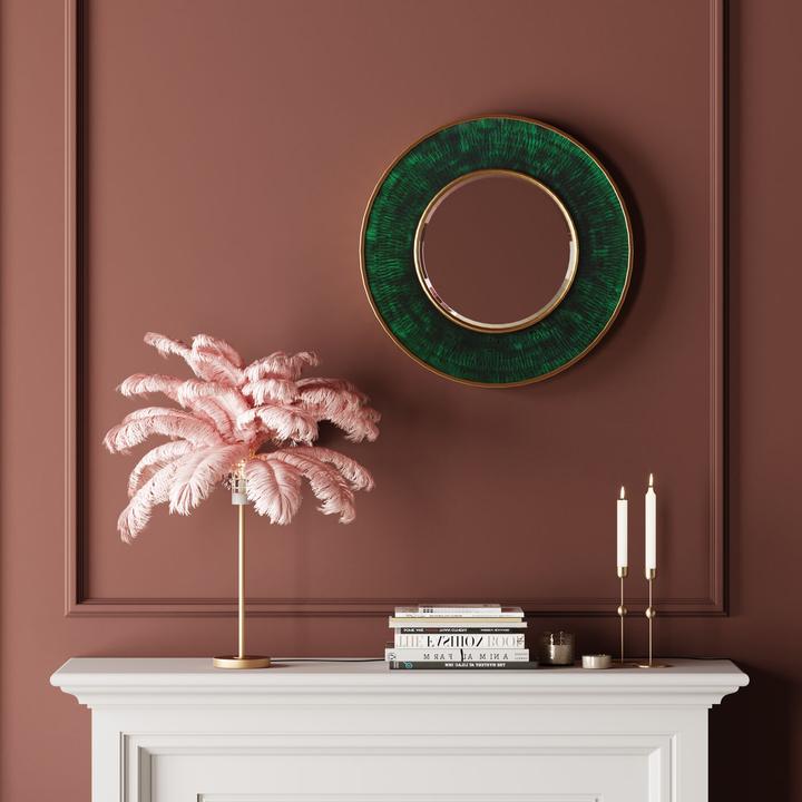 Immagine prodotto Kare Design Lampada da tavolo Feather Palm Pink 60cm (E27)