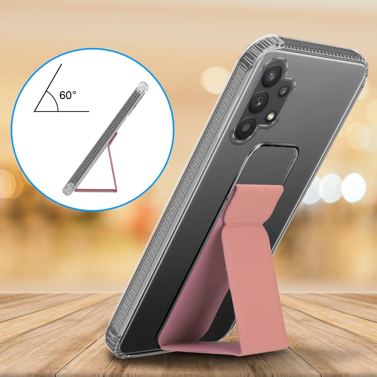 Thumbnail - Cadorabo Hülle für Samsung Galaxy A32 5G im TPU mit Halterung LM167 Style (Samsung Galaxy A32 5G), Smartphone Hülle, Ros...