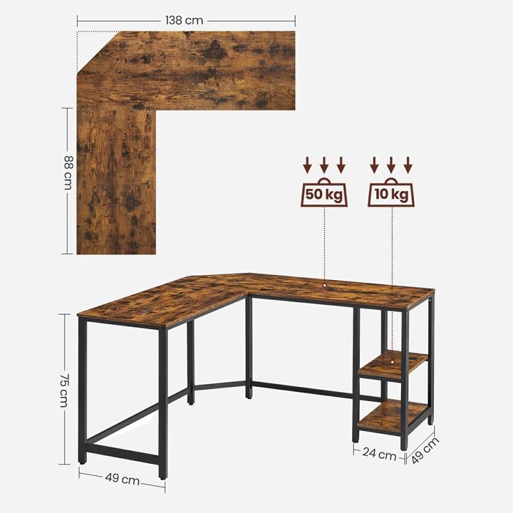 Produktbild Vasagle Corner (138 x 138 x 76 cm)