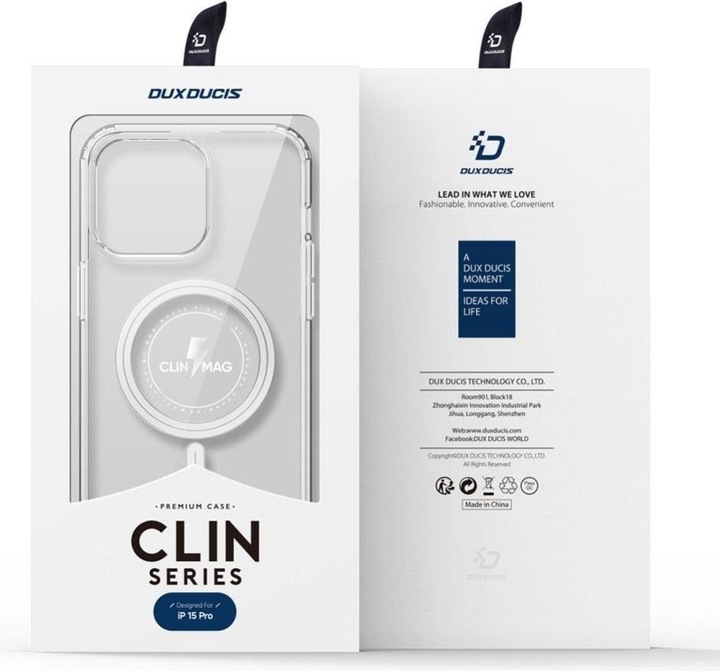Produktbild Dux Ducis iPhone 15 Pro Max Case with MagSafe Clin - Transparent (Apple iPhone 15 Pro Max)