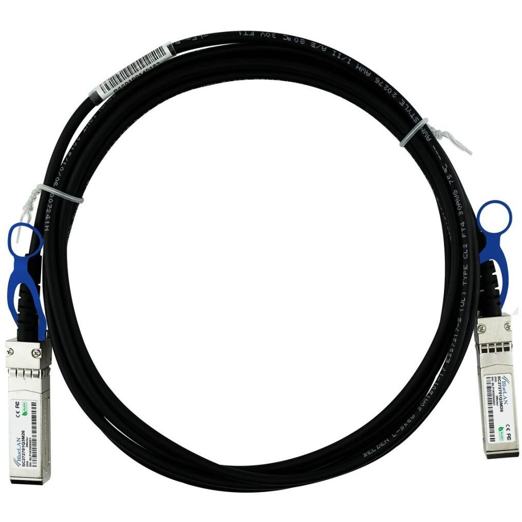 BlueOptics SFP-H25G-CU3M kompatibles BlueLAN DAC SFP28 SC272701Q3M26, Transceiver, Schwarz