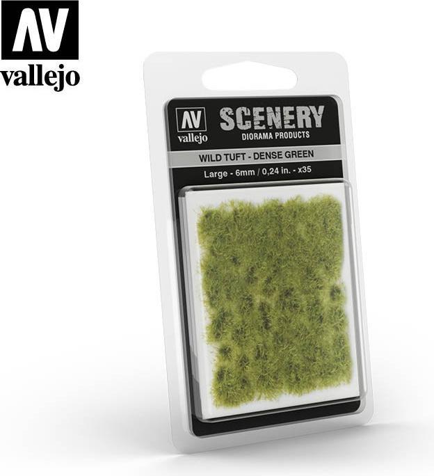 Actual product image Wittmax Wild Tuft - Dense Green 6 mm.