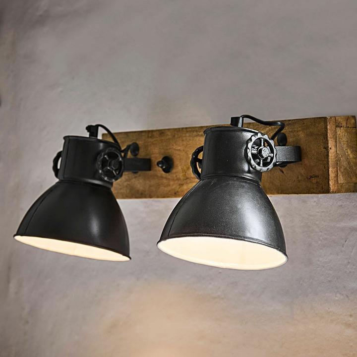 Image du produit Loberon Applique Périgné noir/marron (E27)