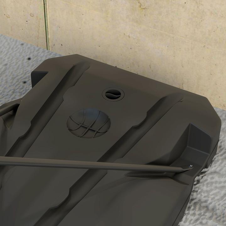 Immagine prodotto Aiyaplay Kinder Basketballkorb Kunststoff, Stahl Rot