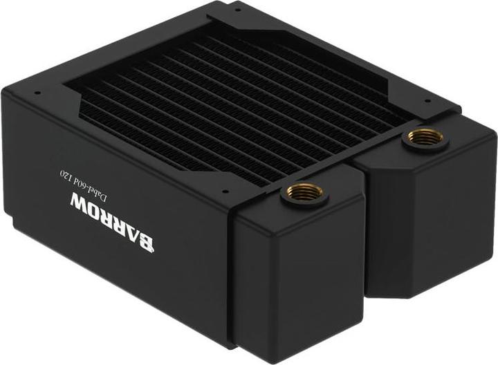 Actual product image Barrow Dabel-60d Radiator 120 mm - black (120 mm)