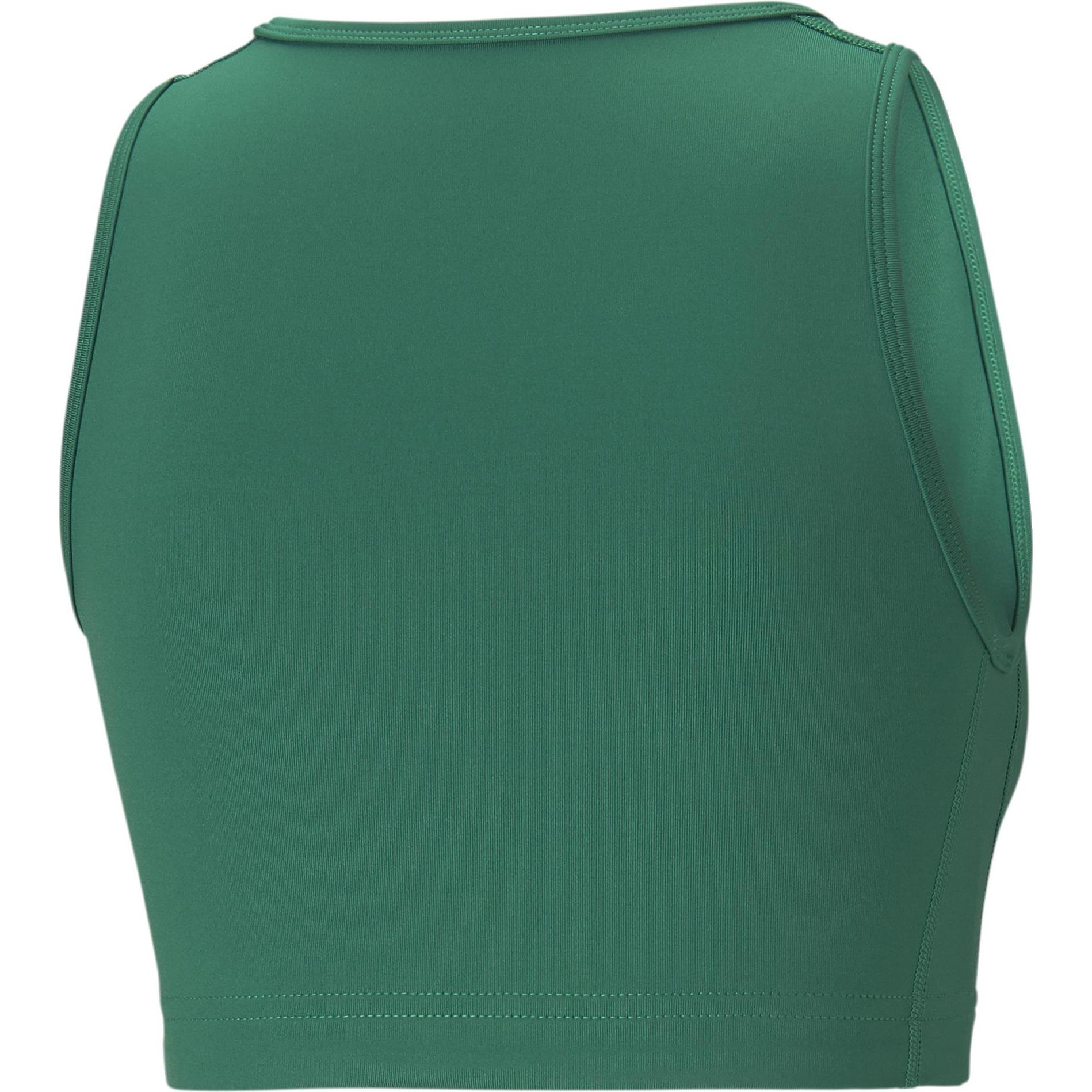 Thumbnail - Puma, Damen, Sportshirt, Cross the Line Crop Top W2.0-519670 (XXL), Grün, XXL