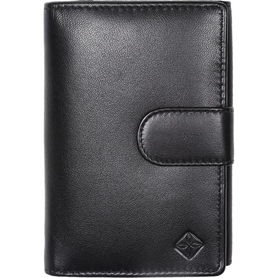 Zoom, Damen, Portemonnaie, Damen Geldbörse, RFID, Schwarz